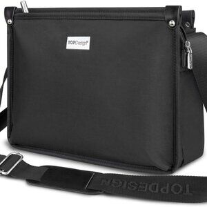 Lightweight Women Crossbody Bag, Shoulder Purse with Multiple Pockets, Triple Zi